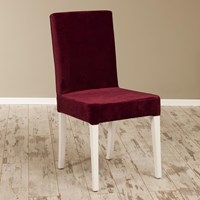 Sanal Mobilya Helen Demonte Sandalye Beyaz Bordo V-308 30250845