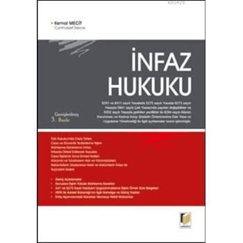 Infaz Hukuku (ISBN: 9786051461809)