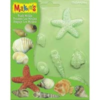 Makin's Clay Push Mold Şekilleme Kalıbı Deniz Kabukları THT39003