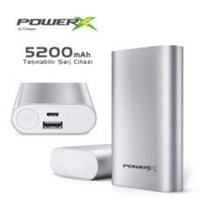 CODEGEN Powerx 5200 mAh Gümüş Powerbank Taşınabilir Şarj Cihazı - A5-S