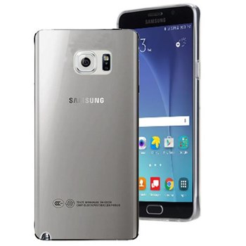 Microsonic Samsung Galaxy Note 5 Kılıf Transparent Soft Siyah