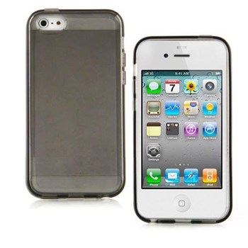 Soft TPU iPhone 4S Slikon Siyah Kılıf MGSBHKVAG48