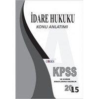 KPSS İdare Hukuku Konu Anlatımı (ISBN: 9786059002080)