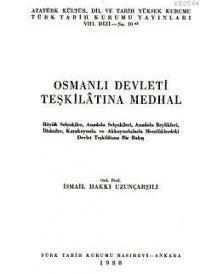 Osmanlı Devleti Teşkilatına Medhal (ISBN: 9789751600405)