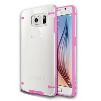 Microsonic Samsung Galaxy Note 5 Kılıf Hybrid Transparant Pembe