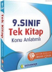 9. Sınıf Tek Kitap Konu Anlatımlı (ISBN: 9786053100362)