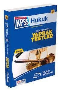 KPSS A Grubu Hukuk Çek Kopart Yaprak Test Murat Yayınları 2016 (ISBN: 9789944666978)