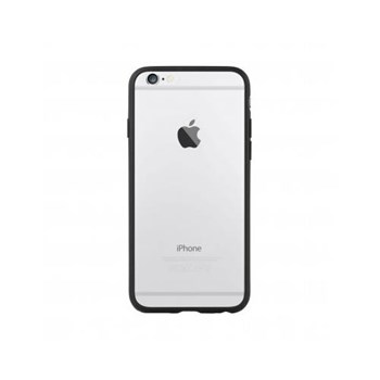 Ozaki O!coat 0.3 Bumper iPhone 6 Kılıfı + Ekran Koruyucu Film (Siyah)