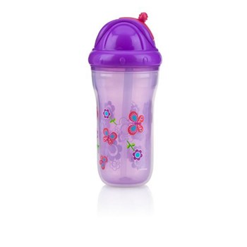 Nuby 9609 Isı Yalıtımlı Damlatmaz Bardak Mor 31639389