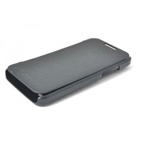 HTC Desire 300 Kılıf Flip Cover Siyah