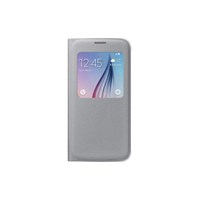 Samsung Galaxy S6 S-Vıew Cover Fabrıc Gri