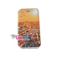 iPhone 6 Kılıf İstanbul Desenli Gizli Mıknatıslı