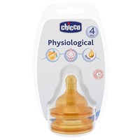 Chicco %0 BPA Fizyolojik Kauçuk Biberon Emziği Hızlı Akış 4 Ay+ 31636507