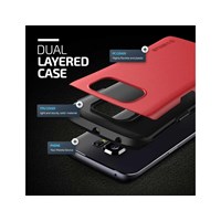 Verus Samsung Galaxy S6 Edge Case Thor Series Kılıf HARD DROP - Crimson Red
