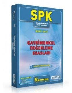 Karacan Yayınları - SPK Gayrimenkul Değerleme Esasları Konu Anlatımlı Soru Bankası 1014 (ISBN: 9789759138294)