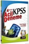 KPSS GK-GY Çözümlü 4 Acil Deneme (2013)