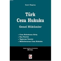 Türk Ceza Hukuku Genel Hükümler (ISBN: 9789750229862)