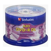 VERBATIM 8X 8.5GB 50 li Cakebox Printable DVD+R DL Çift Taraflı Boş Dvd
