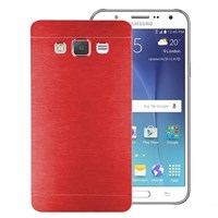 Microsonic Samsung Galaxy J7 Kılıf Hybrid Metal Kırmızı