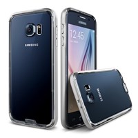 Verus Samsung Galaxy S6 Case Iron Bumper Series Kılıf - Renk : Silver