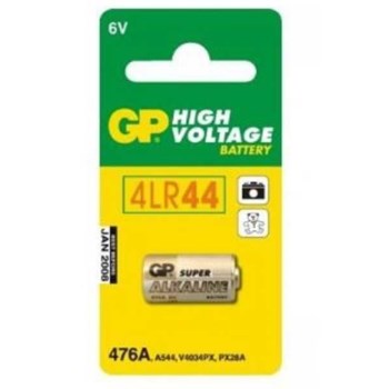 GP 6V Alkalin 4LR44 Pil Tekli Kartela