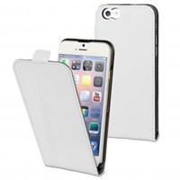 Muvit Slim Kapaklı iPhone 6/6S Kılıfı (Beyaz)