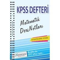 KPSS Matematik Ders Notları X Yayınları 2016 (ISBN: 9786059083423)