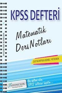 KPSS Matematik Ders Notları X Yayınları 2016 (ISBN: 9786059083423)