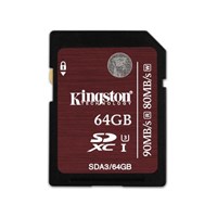 Kingston 64GB SD UHS-I Class 3 - U3 SDXC Hafıza Kartı