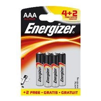Energizer 4+2 Aaa Alkalin İnce Kalem Pil