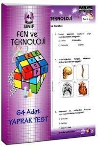 4. Sınıf Fen ve Teknoloji Yaprak Test Zeka Küpü Yayınları (ISBN: 9786054313877)