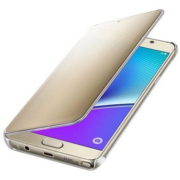 SAMSUNG EF-ZN920C Galaxy Note 5 Clear View Cover Altın