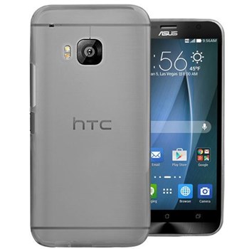 Microsonic Transparent Soft HTC One M9 Siyah Kılıf