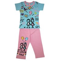 Roly Poly 1560 Kız Çocuk Pijama Takımı Turkuaz-pembe 3 Yaş (98 Cm) 24187775