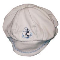 KARDEşLER 3463 Bebek Şapkası Beyaz-mavi 21205506