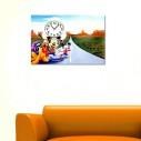 Artkanvas Kanvas Tablo Saat - Mickey Mouse