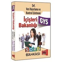 GYS İçişleri Bakanlığı Şef, Veri Hazırlama Kontrol İşletmeni İçin Soru Bankası Yargı Yayınları 2015 (ISBN: 9786051574257)