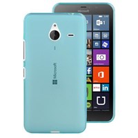 Microsonic Microsoft Lumia 640 Xl Kılıf Transparent Soft Mavi