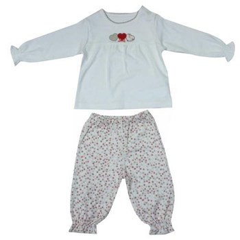 Bebetto Gazelle F818 Penye Pijama Takımı Narçiçeği 9-12 Ay (74-80 Cm) 27153243