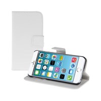 Microsonic Cüzdanlı Standlı Deri iPhone 6 Plus (5.5'') Beyaz