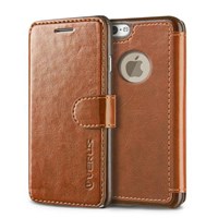 Verus iPhone 6/6S 4.7 Wallet Case Layered Dandy Series Kılıf - Renk : Brown Dark Brown