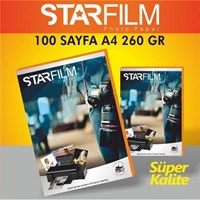Star Film 100 adet A4 Fotoğraf Kağıdı - 260 Gram - Fotoğrafçılara Özel