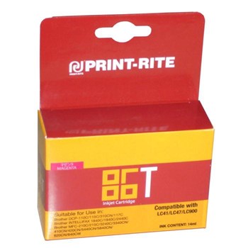 Print-Rite Brother Lc47 Kirmizi Kartuş