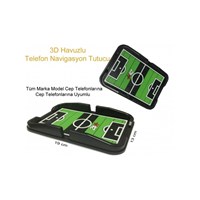 Z tech Futbol Sahası 3D Kaymaz Telefon Navigasyon Tutucu