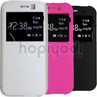 HTC One M8 Kılıf Uyku Modlu Flip Cover