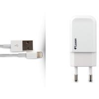 LXCHR21WHT iPhone 1A İçin iPhone 5 Kablo ile Loady Duvar Şarj Aleti Beyaz