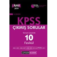 KPSS A Grubu Tamamı Çözümlü Son 10 Yıl Fasikül Çıkmış Sorular 2015 (ISBN: 9786053645504)