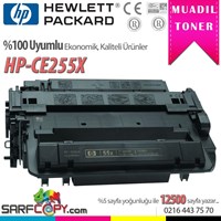 Muadil HP CE255X A+ Toner, Laserjet 3015 Toner