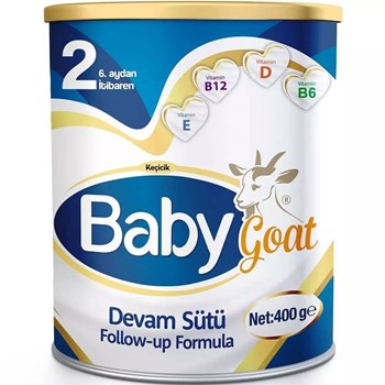 Baby Goat 2 6+ Ay 3x400 gr Çoklu Paket Keçi Sütlü Bebek Deavm Sütü