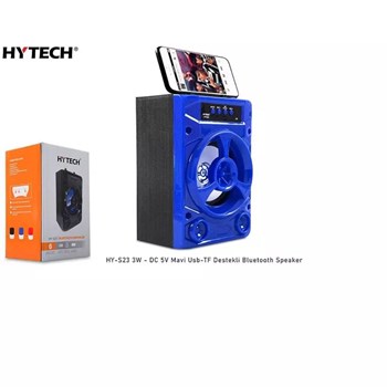 Hytech HY-S23 3W - DC 5v Mavi Usb-tf Destekli Bluetooth Speaker